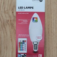 Нова ЛЕД лампа с дистанционно с функция за смяна на цветовете, снимка 2 - Други стоки за дома - 40391732