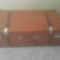 Твърд керемиден стар куфар, снимка 1 - Други ценни предмети - 34141767