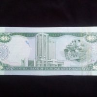 Банкнота -Тринидад и Тобаго-5 $, снимка 2 - Нумизматика и бонистика - 35435205