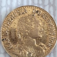 Стара монета на император Франц Йосиф и Мария Тереза , снимка 2 - Нумизматика и бонистика - 33755948