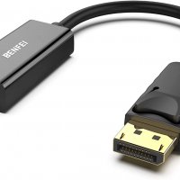 Benfei Displayport към HDMI адаптер, мъжки към женски, снимка 1 - Кабели и адаптери - 38548258