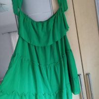 Лятна зелена рокля , снимка 1 - Рокли - 42454204