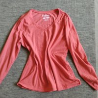 Оранжева блуза, снимка 1 - Блузи с дълъг ръкав и пуловери - 33820663