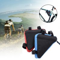 Водоустойчива чантичка за велосипед колело велосипедна чанта за предни тръби рамка Телефон инструмен, снимка 3 - Аксесоари за велосипеди - 29490366