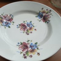 Стар български порцелан чинии , снимка 3 - Антикварни и старинни предмети - 39989755
