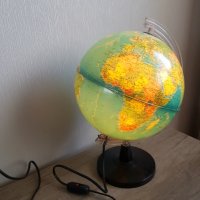 Голям географски глобус - LED Лампа, снимка 3 - Колекции - 38247299