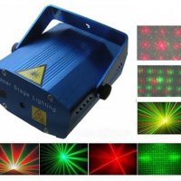 Диско Парти Лазер Mini Laser Stage Lighting, снимка 1 - Други - 31217153