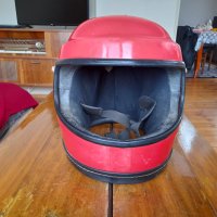 Стара моторджийска каска,шлем, снимка 1 - Други ценни предмети - 34485137