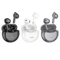 СЛУШАЛКИ – БЕЗЖИЧНИ HOCO – TWS EARBUDS WITH BLUETOOTH 5.3 Сиви, снимка 2 - Слушалки и портативни колонки - 44198706