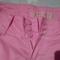 Спортно-елегантен панталон – бонбонено розово/ цвят Пинко-розовата пантера, снимка 2 - Панталони - 36999453