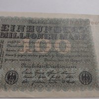 Райх банкнота - Германия - 100 Милиона марки / 1923 година - 17896, снимка 2 - Нумизматика и бонистика - 31029597