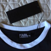 Karl Lagerfeld оригинална нова мъжка тениска S, снимка 4 - Тениски - 33772198