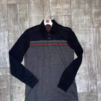 Нов уникален 100% памук памучен  оригинален тънък пуловер GUCCI Cucci Гучи, снимка 7 - Блузи - 42866830