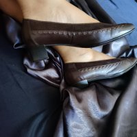 Дамски обувки от естествена кожа, снимка 1 - Дамски ежедневни обувки - 42129581