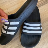 Оригинални юношески черни чехли Adidas ! 35 н, снимка 3 - Детски сандали и чехли - 42050394