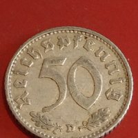 Две монети 50 райхспфенинга 1935г. Германия / 50 пфенинг 1922г. Германия за КОЛЕКЦИОНЕРИ 31518, снимка 2 - Нумизматика и бонистика - 44350495