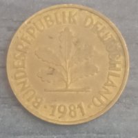 5 пфенинга (1981) марка,,д,,Мюнхен, снимка 2 - Нумизматика и бонистика - 38119200