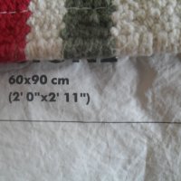 Килим гладко тъкан с ресни/черга, 60/90 см, Икеа, снимка 5 - Килими - 35596020