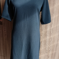 Синя изчистена рокля, снимка 3 - Рокли - 44582139
