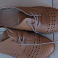Дамски обувки от естествена кожа номер 40, нови, снимка 4 - Дамски обувки на ток - 36425805