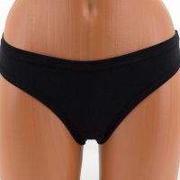 Черни памучни дантелени бразилиана бикини марка Wolbar - M, снимка 2 - Бельо - 31601775