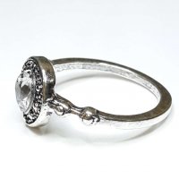 Детски пръстен 14к и камък на Сваровски 8 размер, снимка 4 - Пръстени - 29524501
