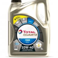 Двигателно масло TOTAL 10W40 Quartz Diesel 7000 5л., снимка 1 - Части - 38216883