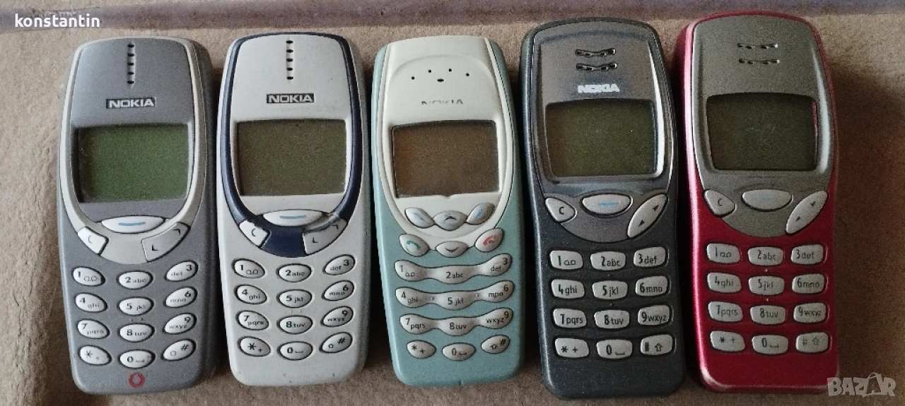 ЛОТ 5 СТАРИ АПАРАТА "НОКИА", снимка 1