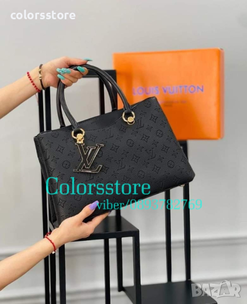 Луксозна Черна чанта Louis Vuitton кодSG30A, снимка 1