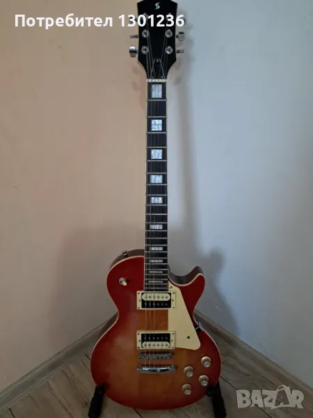 Електрическа китара стагг тип Les Paul, снимка 1