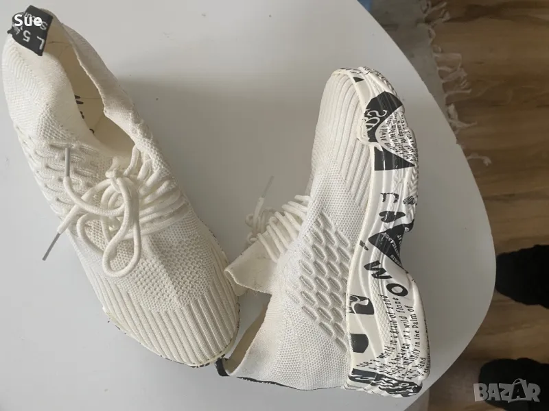 Летни бели дамски маратонки, снимка 1