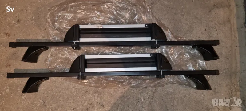 Багажник за кола CRUZ OPLUS и Ски багажник Menabo White Bear, снимка 1