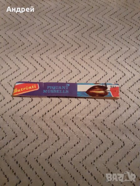 Стара опаковка от консерва #4, снимка 1