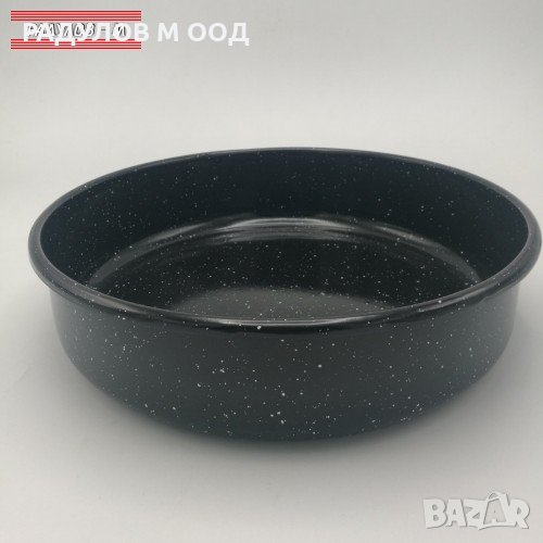 Дълбока тава емайл кръгла 32 см / 30005-1, снимка 1