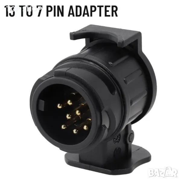 Конвертор на конектор за каравана RV камион, 13-пинов към 7-пинов преобразувател ,, снимка 1