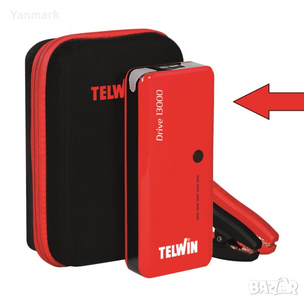 Мултифункционално зарядно стартерно устройство TELWIN DRIVE 13000 / 12000mAh, 800A/, снимка 1