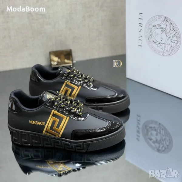 Versace черни мъжки маратонки , снимка 1