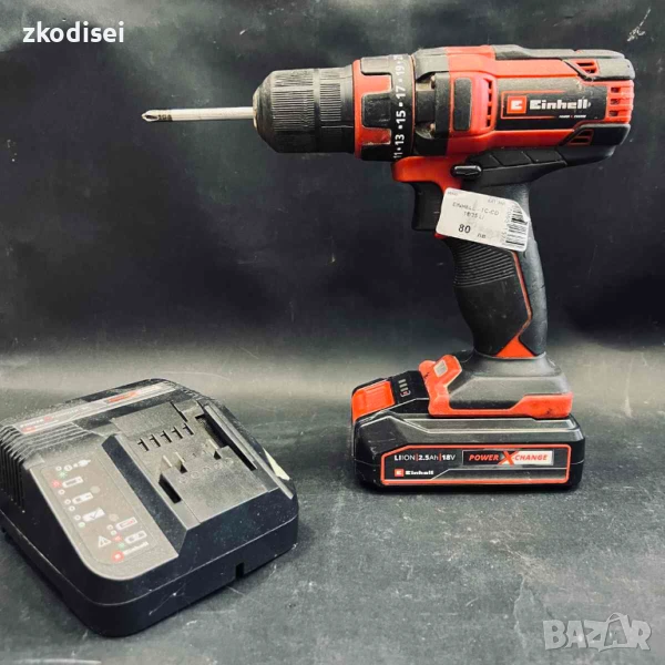 Акумулаторен винтоверт EINHELL TC-CD 18/35 Li, снимка 1