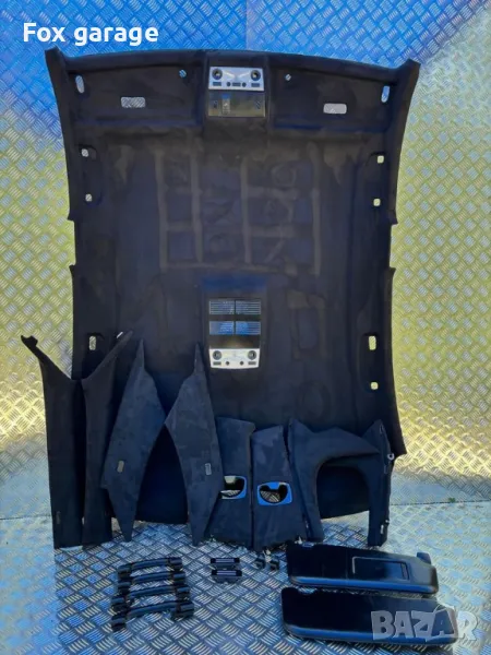 Черен таван за BMW/БМВ e60 претапициран с алкантара! , снимка 1