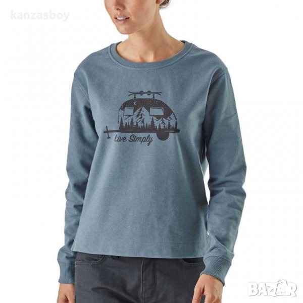 Patagonia Simply Uprisal Crew Sweatshirt Blue - страхотна дамска блуза, снимка 1