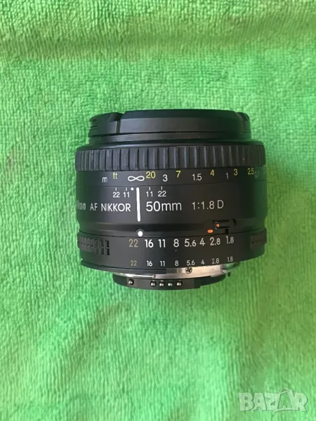 Обектив Nikon AF Nikkor 50mm f/1.8D, снимка 1
