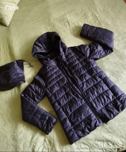 Олекотено черно яке/146 размер , снимка 1