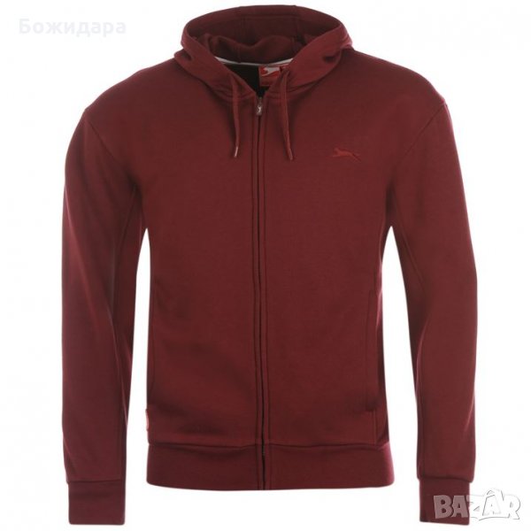 Мъжко горнище Slazenger, подходящо за свободно време. Модел с цип закопчаване и дълги ръкави, снимка 1