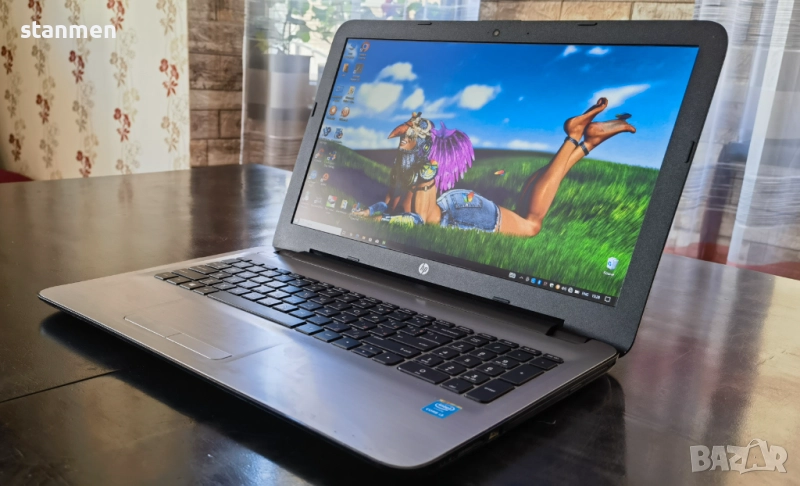 Продавам лаптоп HP 250 G5/матFullHD15.6сKам/4x2ghzТhr/SSD240gb/6gb/R5m330/НоваБат/DVDrw/Профилактира, снимка 1