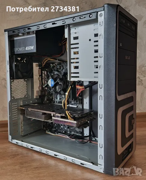 Геймърски компютър за лек гейминг-i5 6500, GTX 1070ti, 128 SSD, 1TB HDD, снимка 1