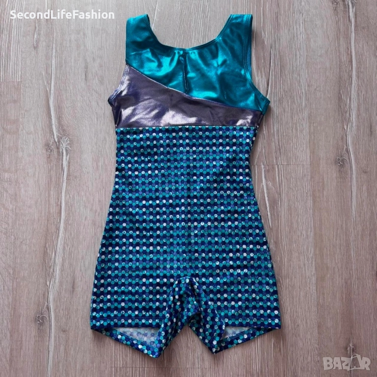 Детско трико за гимнастика, акробатика, йога 14 г., снимка 1