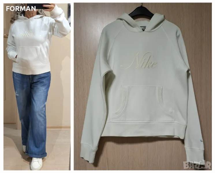 СТРАХОТЕН бял суичър, снимка 1