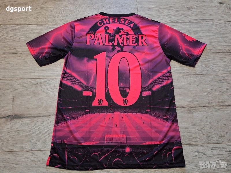 Флуоресцентна футболна фланелка на ЧЕЛСИ#КОУЛ ПАЛМЪР#10!, снимка 1