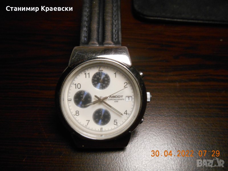 Ascot chronograph japan movement DB57b, снимка 1