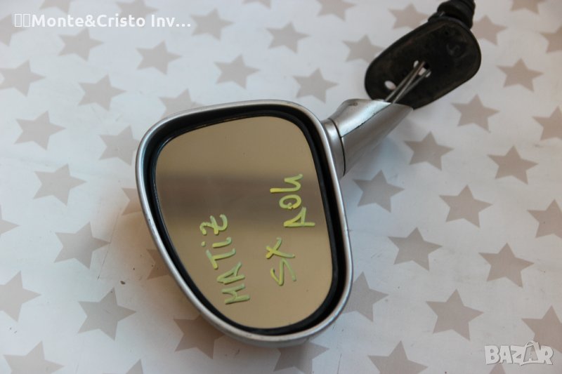 Ляво механично огледало Chevrolet Matiz M200 (2000-2005г.) Шевролет Матиз, снимка 1